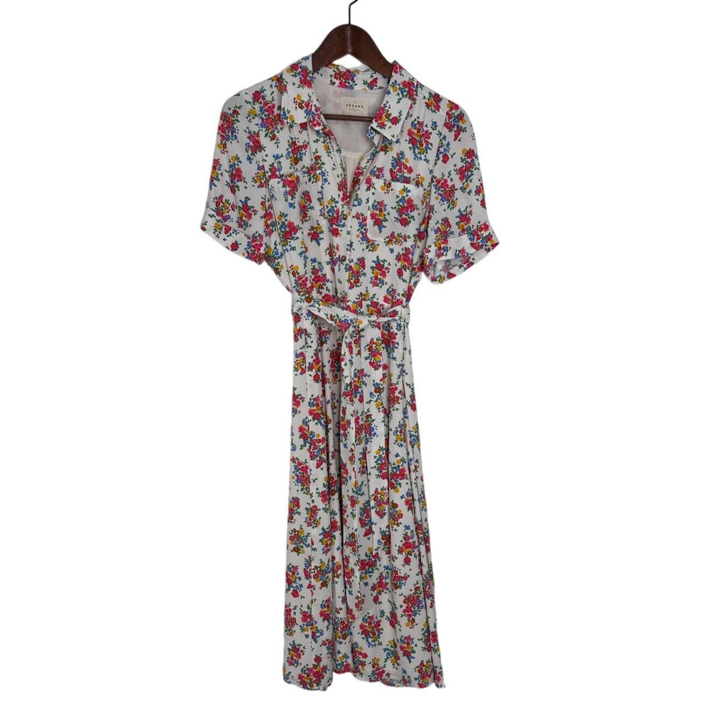 SEZANE ADÈLE DRESS JARDIN SECRET SIZE 38 US 6 - Picture 4 of 16